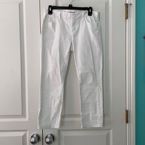 Tommy Hilfiger White Crop Jeans size 4